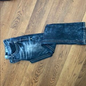 Washed jeans